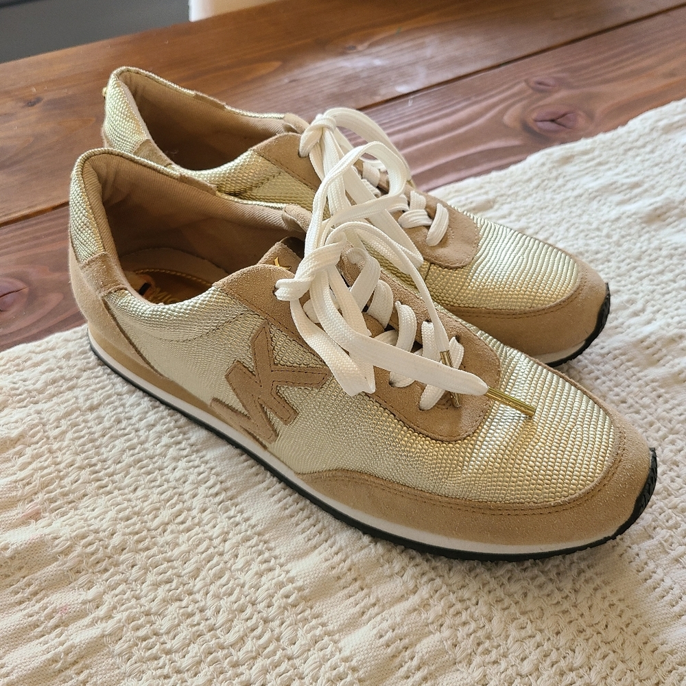 Michael Kors Women's 7 Gold Sneakers 👟